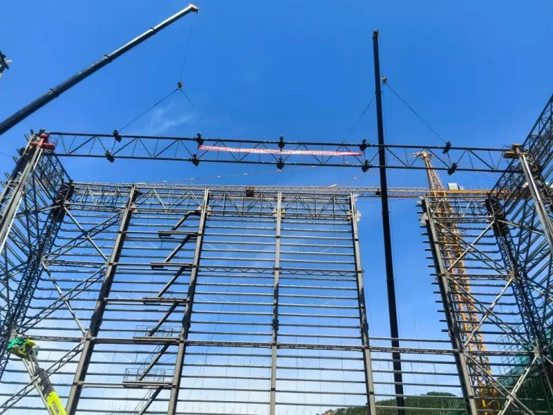 EHSS finalizează ridicarea fasciculului sălii de ecranare la nivel național pentru cablul Hanhe