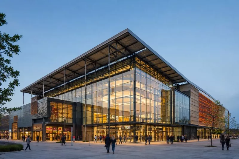 Cum poate construcția unui centru comercial cu structură de oțel să devină centrul stilului de viață urban?