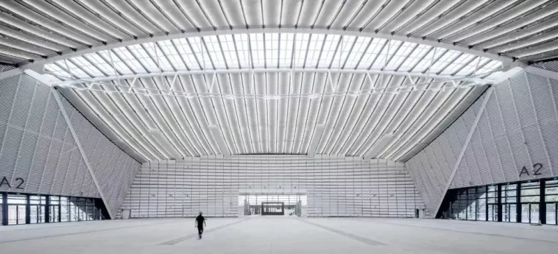 Sala de expoziții Structura șiruri de grinzi