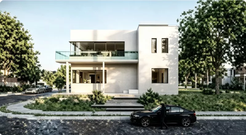 Construcție de case din oțel prefabricat cu strat dublu