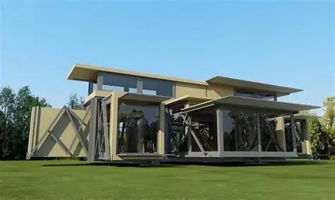 Casă de containere extensibilă