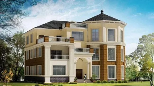 Casă prefabricată cu structură de oțel grea