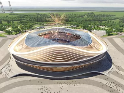 Structuri de oțel cu deschidere mare pentru stadion