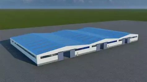 Depozit Asamblat Structură De Oțel Ușoară