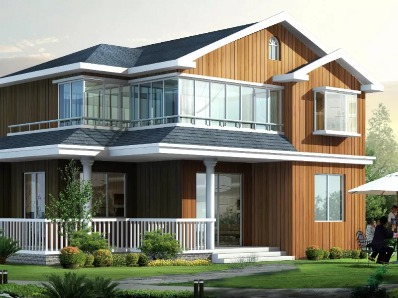 Vila prefabricată din oțel prefabricată de lux și modernă