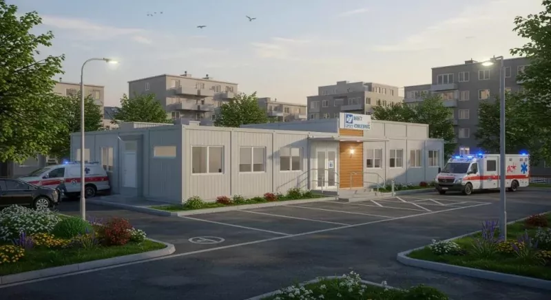 Unități de sănătate modulare prefabricate din oțel