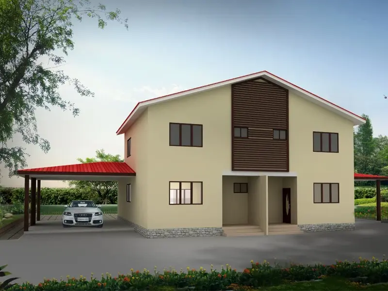 Cămin școlar prefabricat din oțel