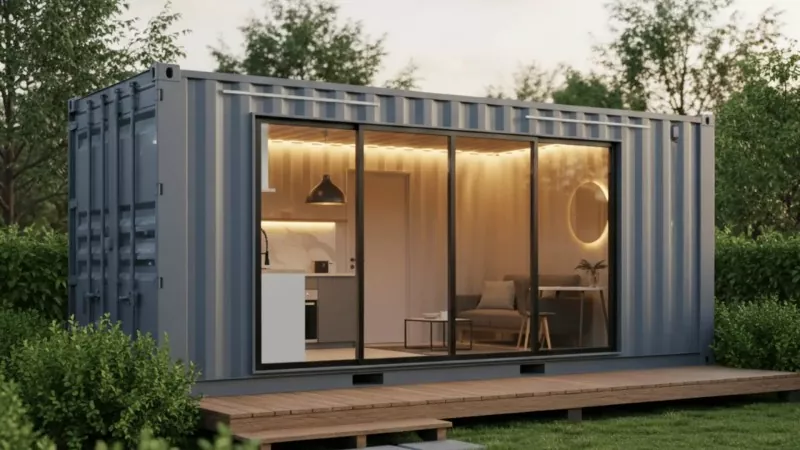 Container de oțel stivuibil cu un singur etaj