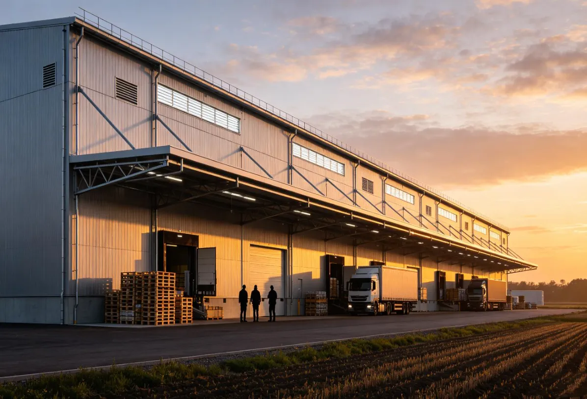 Constructia centrului logistic al produselor agricole structura metalica