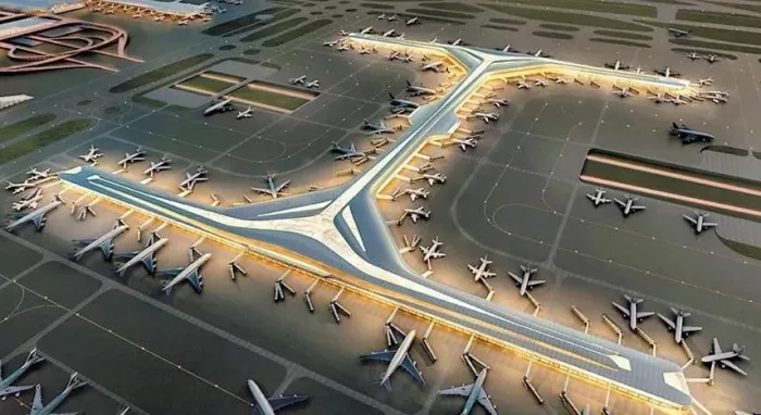 Structură de oțel Aeroportul Satelit Concourse