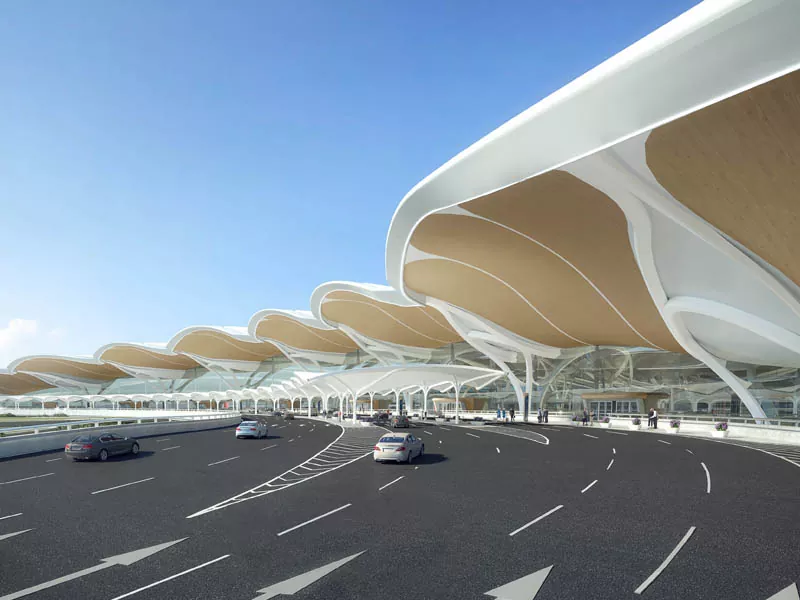 Clădire din oțel terminalul aeroportului
