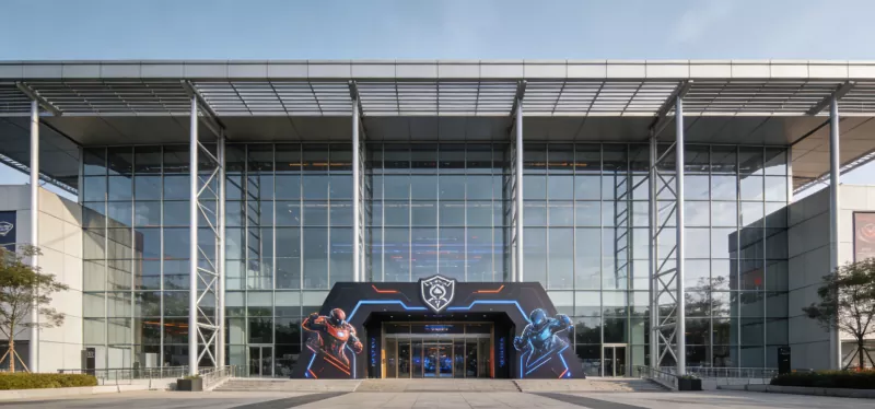 Arena de sport electronică cu structură de oțel