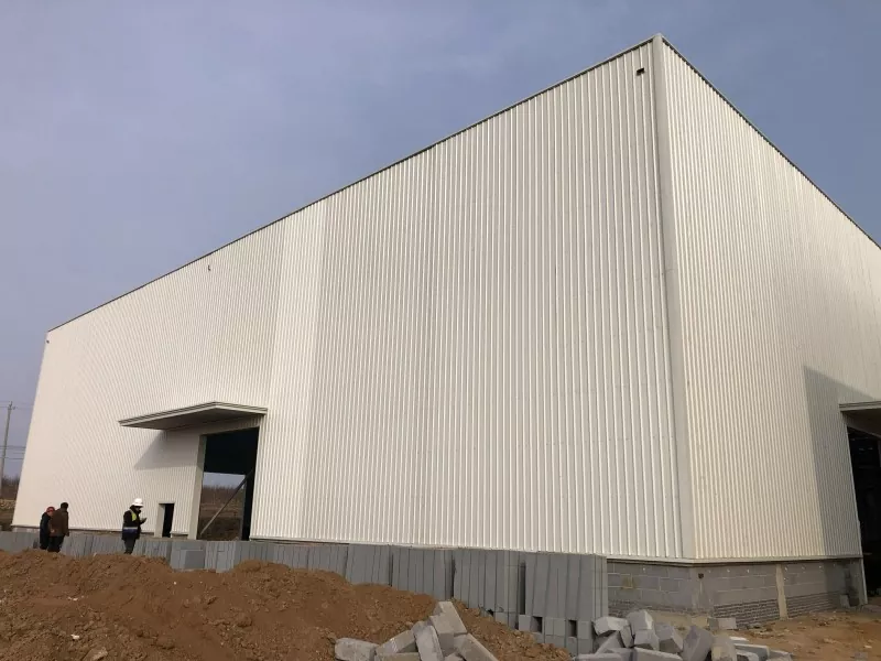 Construcție de ateliere industriale din oțel cu două etaje